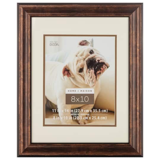 Home Bronze Frame with Double Mat by Studio Décor